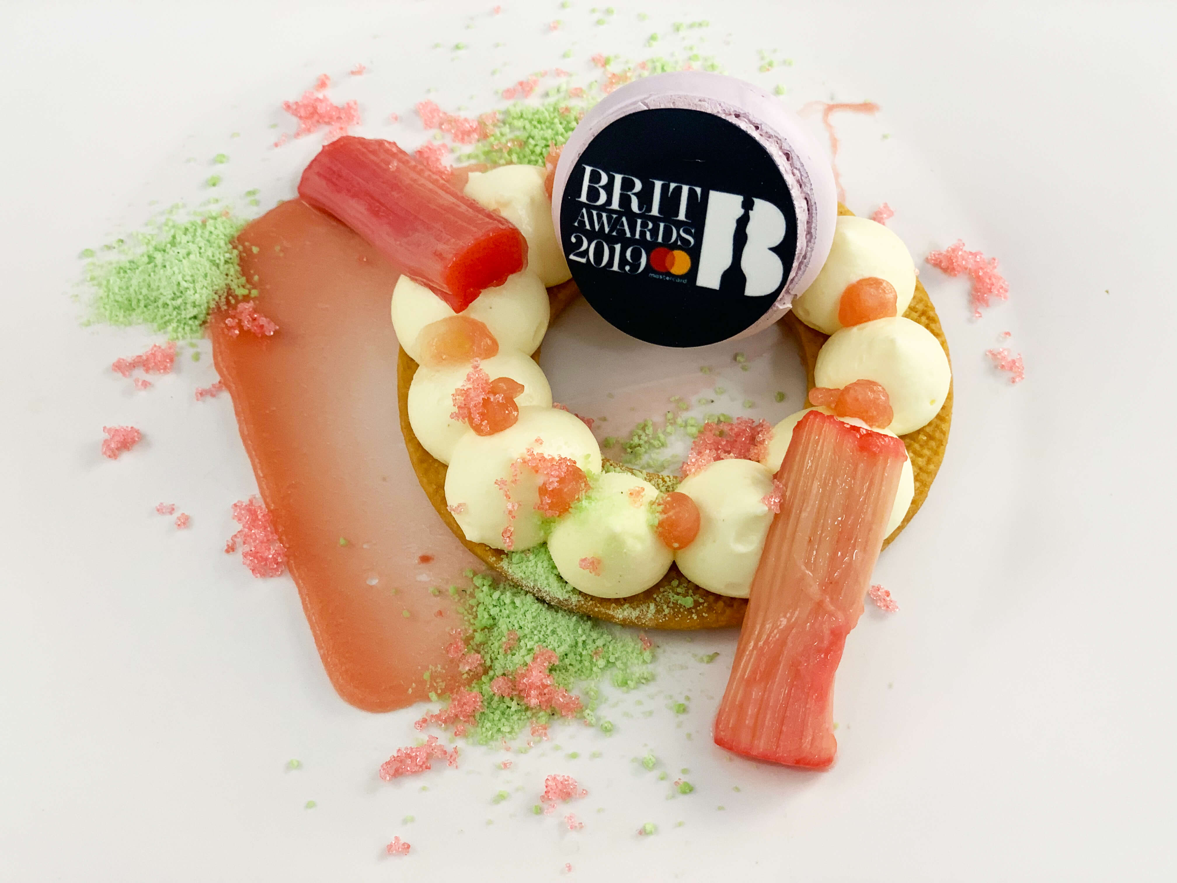 Rhubarb And Custard – Custard Tart And Rhubarb Gel, Mint Soil, Blackcurr...